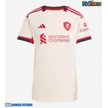 Camisa de Futebol Liverpool Ryan Gravenberch #38 Equipamento Secundário Mulheres 2025-26 Manga Curta